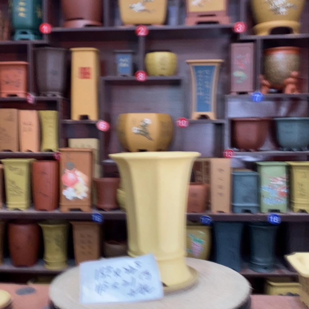 紫砂艺术紫砂花盆