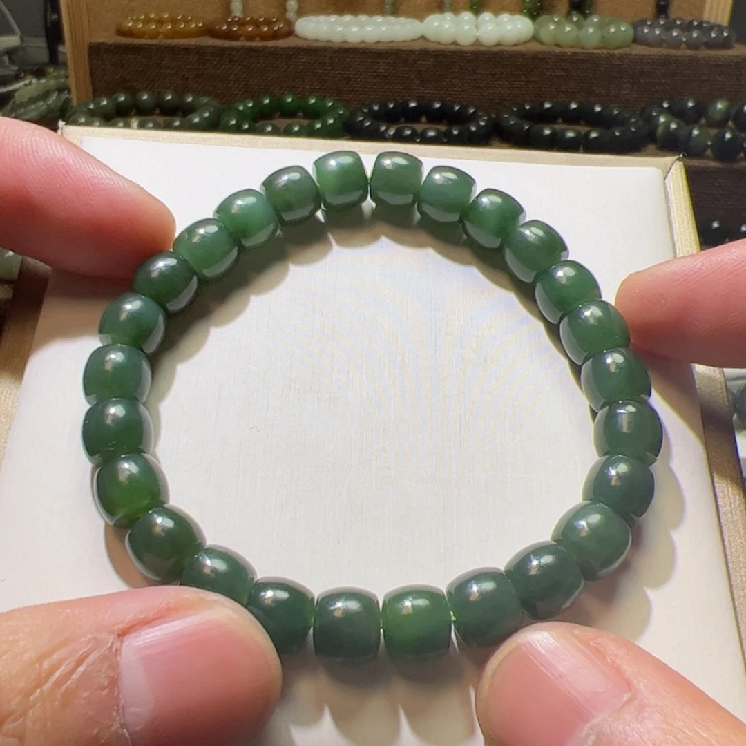 和田玉未镶嵌手串