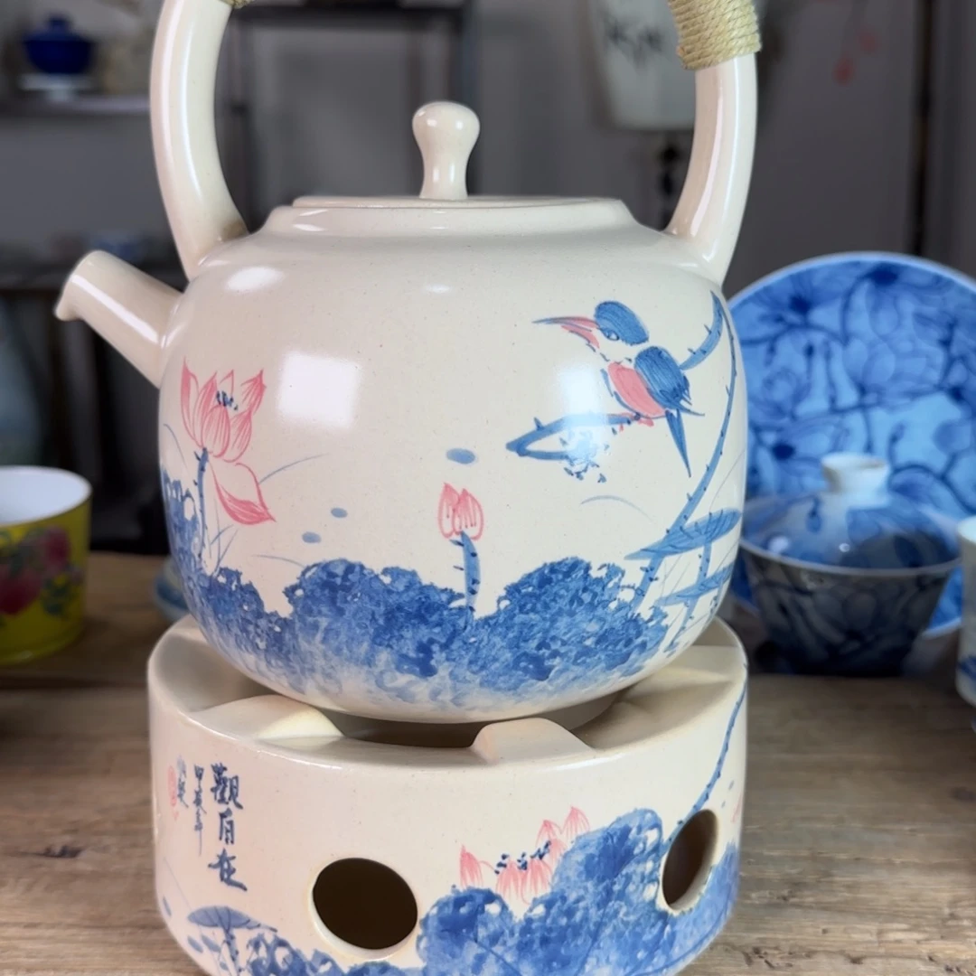 杯景德镇陶瓷柴烧多人