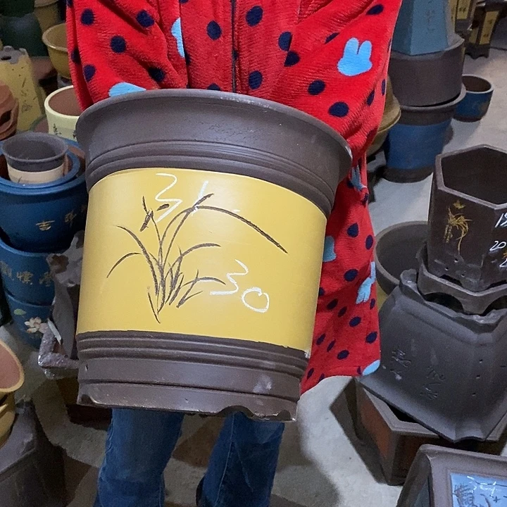 紫砂花盆紫砂花盆