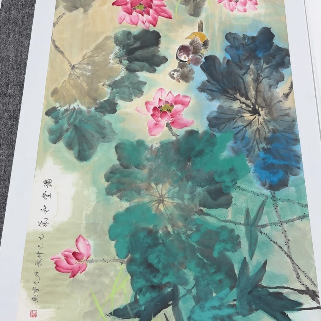 国画国画作品山水花鸟