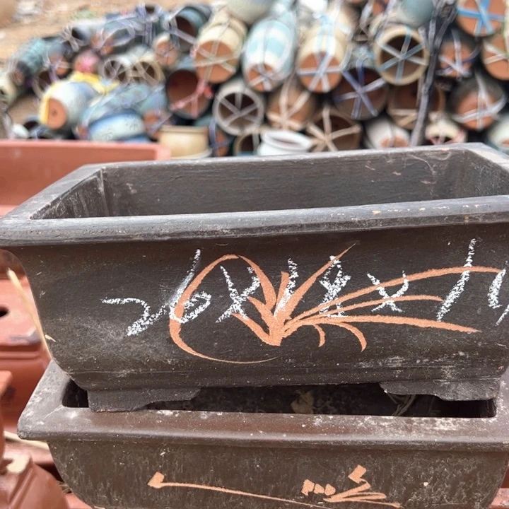 红陶紫砂马槽瑕疵