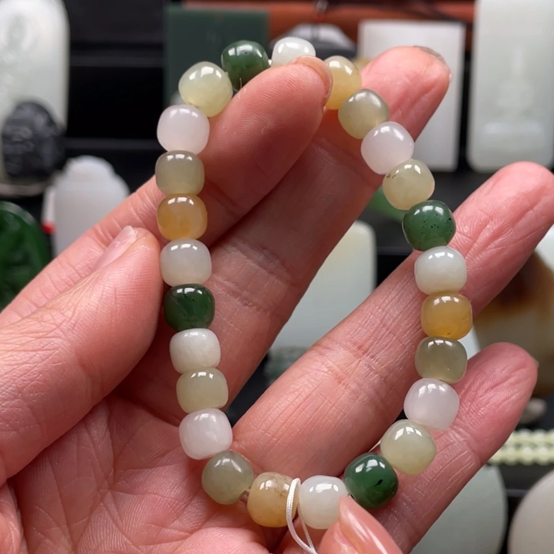 和田玉手链未镶嵌