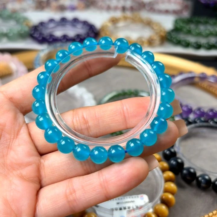 天河石手串未镶嵌