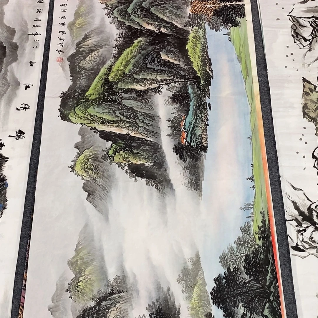 国画画画真的画画