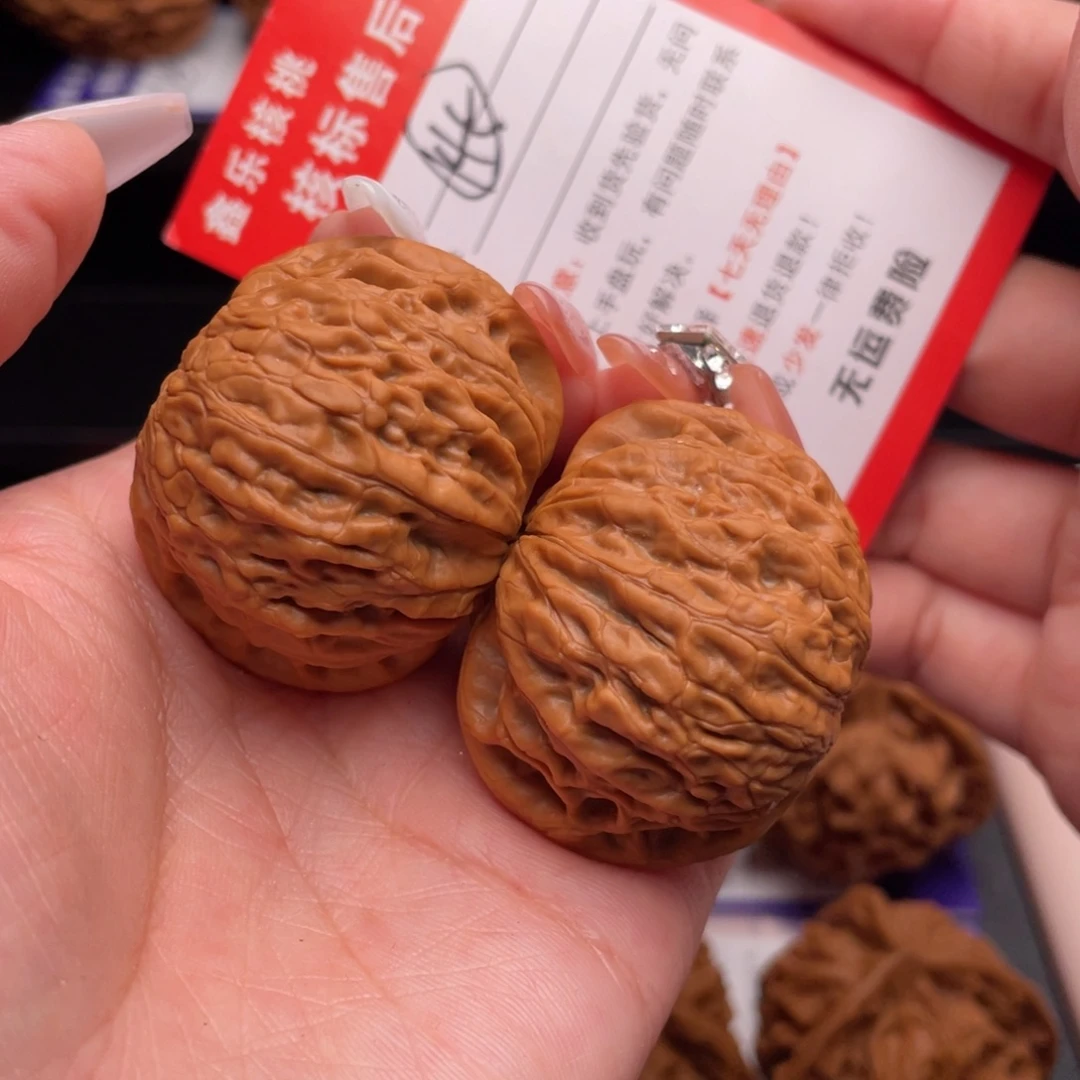 把件文玩核桃爆肉铁锤41