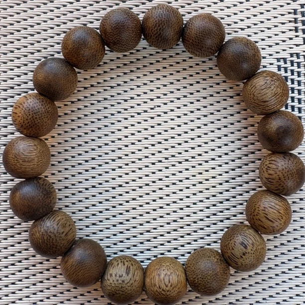 沉香20-海南黄熟香1.1-9克九五沉圆珠单圈多样性发一条38h