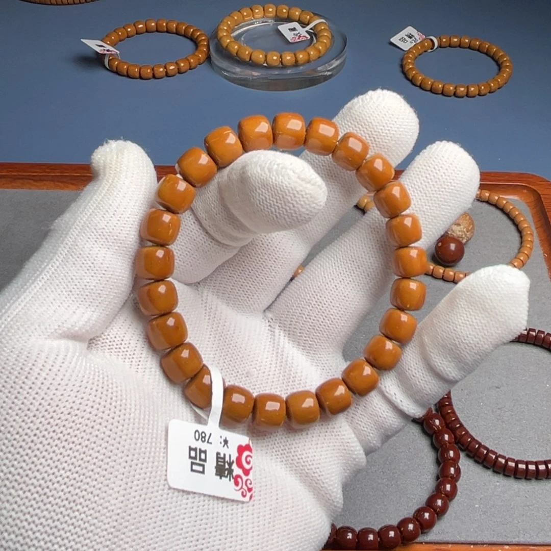 紫金鼠手串9尺实心鼠精品