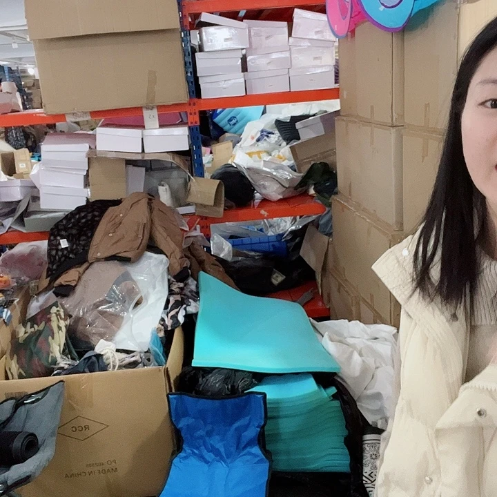 蓝色牛筋布折叠凳