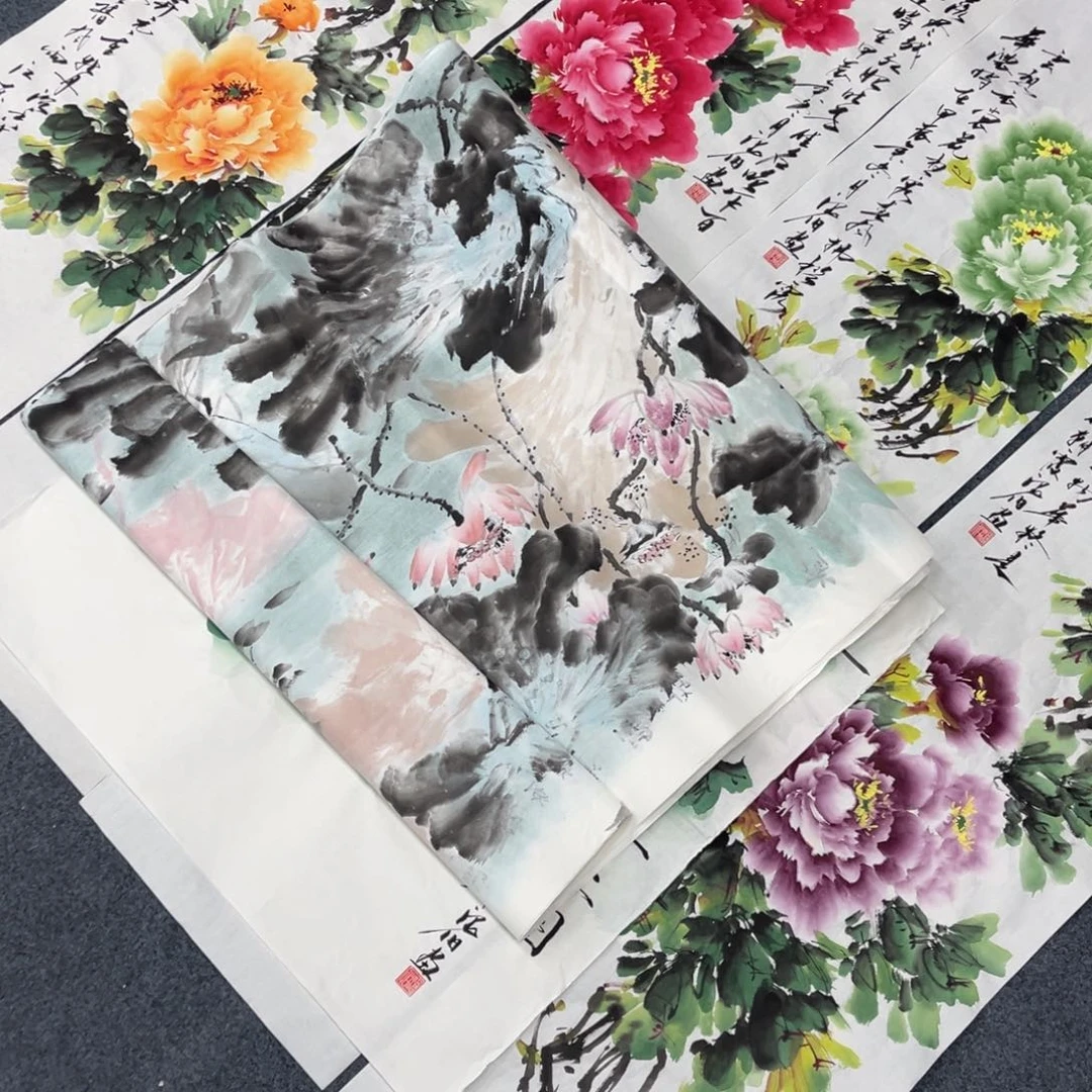 国画手绘画作品和绘画