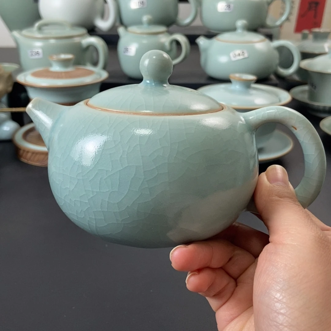 仿古釉水壶瑕疵不退不换