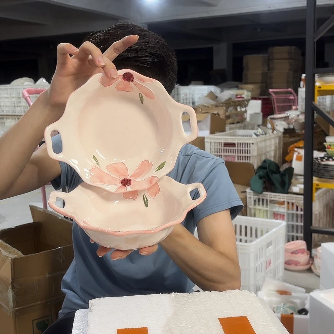 瓷微瑕陶瓷餐具釉下彩
