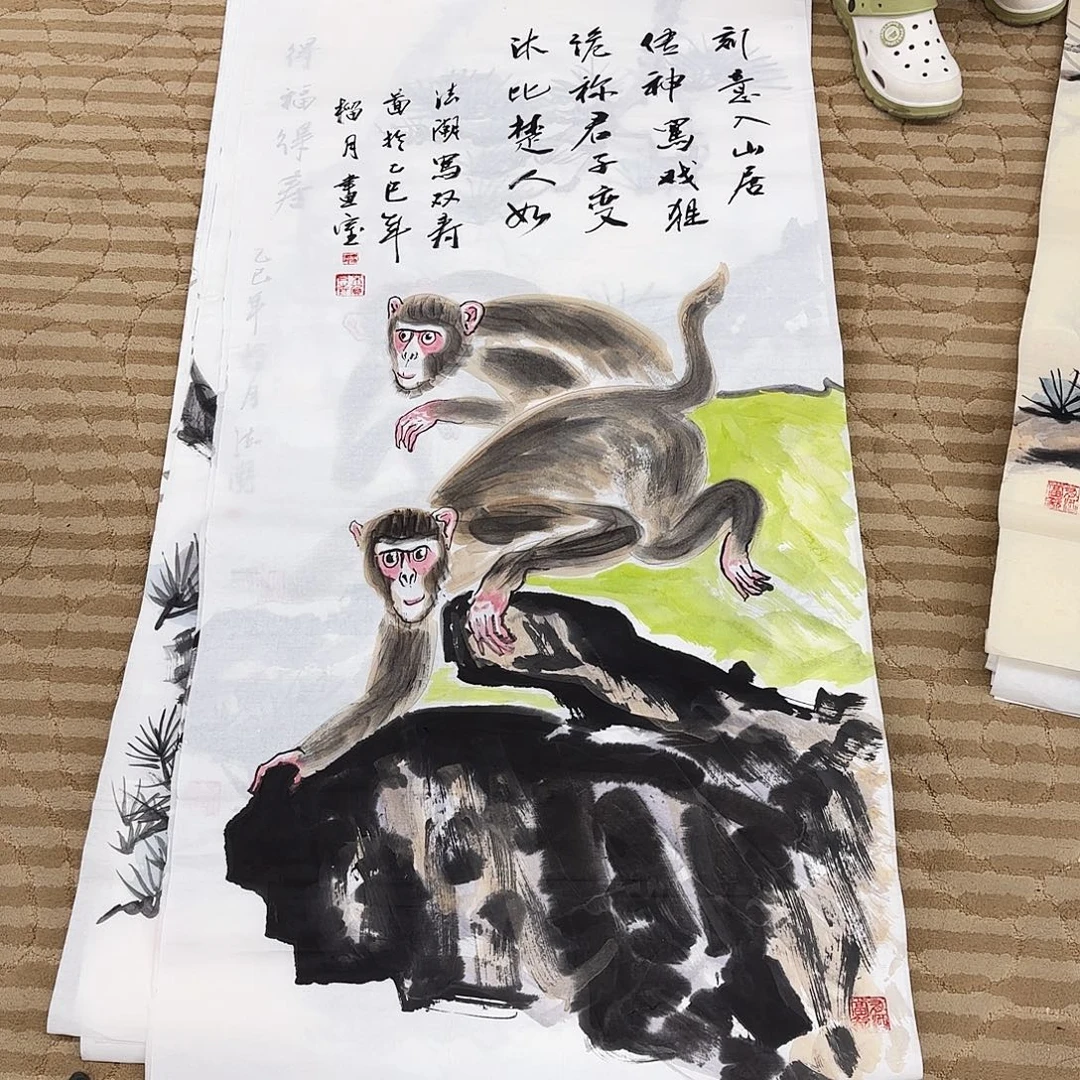 国画花鸟的翅膀和翅膀