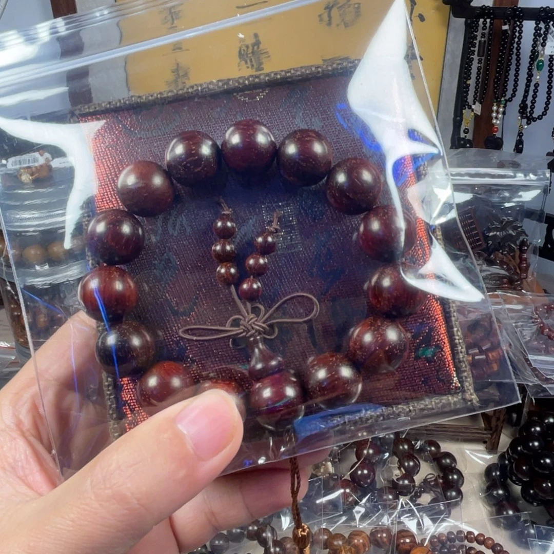 H***Ü无事牌檀香木印度小叶紫檀15圆珠