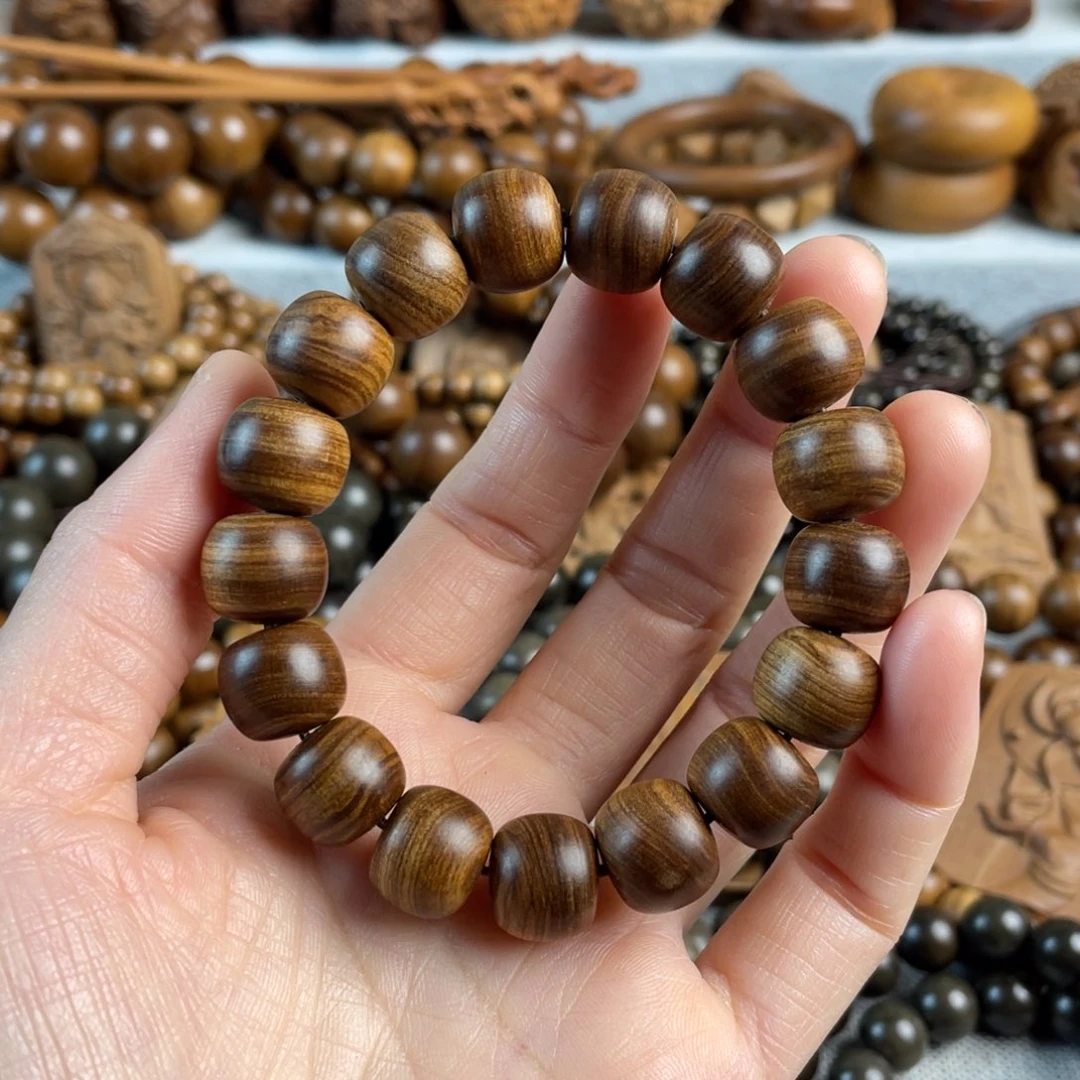 木老山檀香12/13黑肉沉水手串