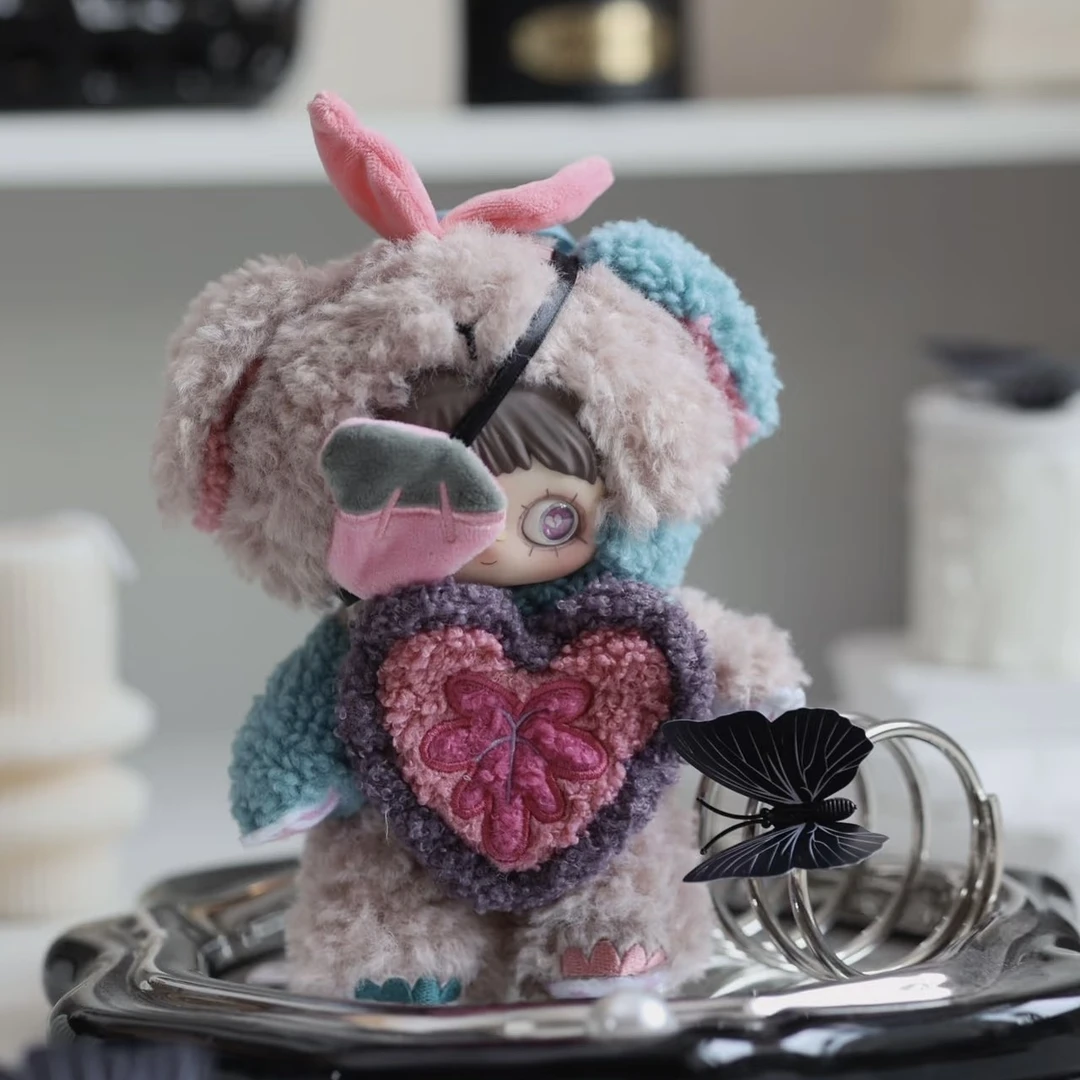 【拆盒】霉霉Maymei四代双生秘境毛绒搪胶系列盲盒潮玩手办摆件