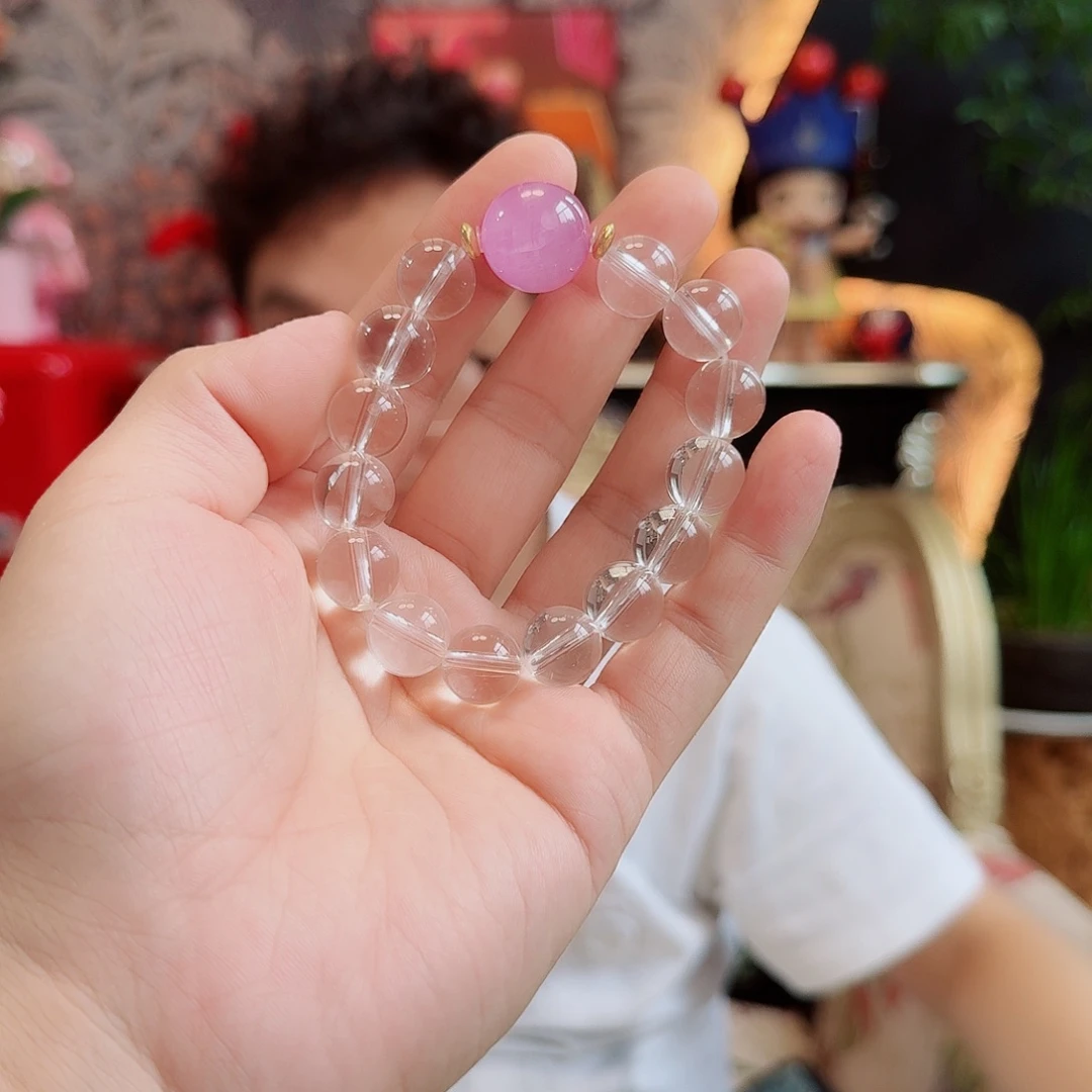 18K金镶嵌手链水晶手串