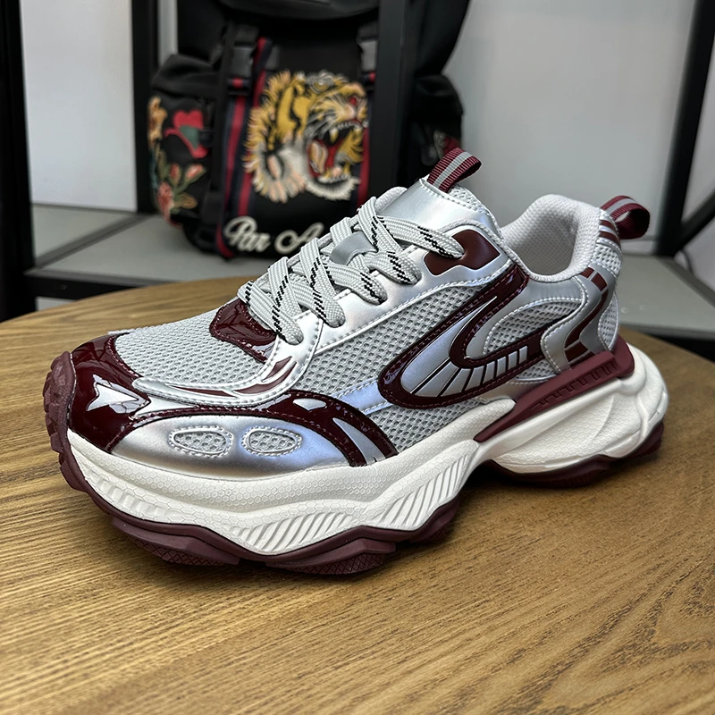 欧美潮牌新款老爹鞋男士韩版百搭休闲男鞋拼色个性时尚潮流男鞋子