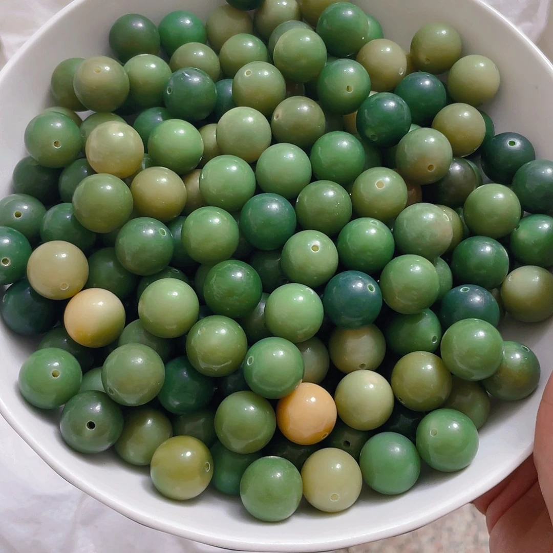 菩提根/象牙果吊坠15的绿色50颗