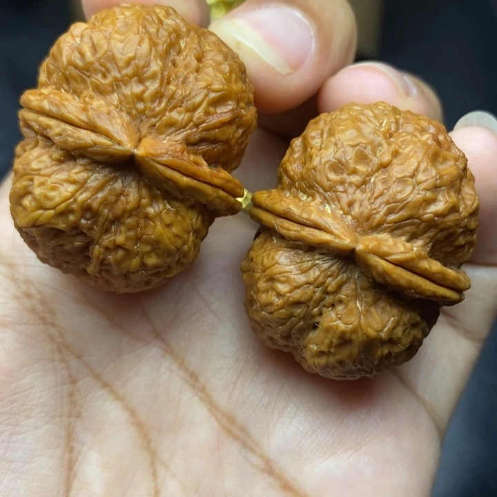 把件文玩核桃37尺麒麟墩