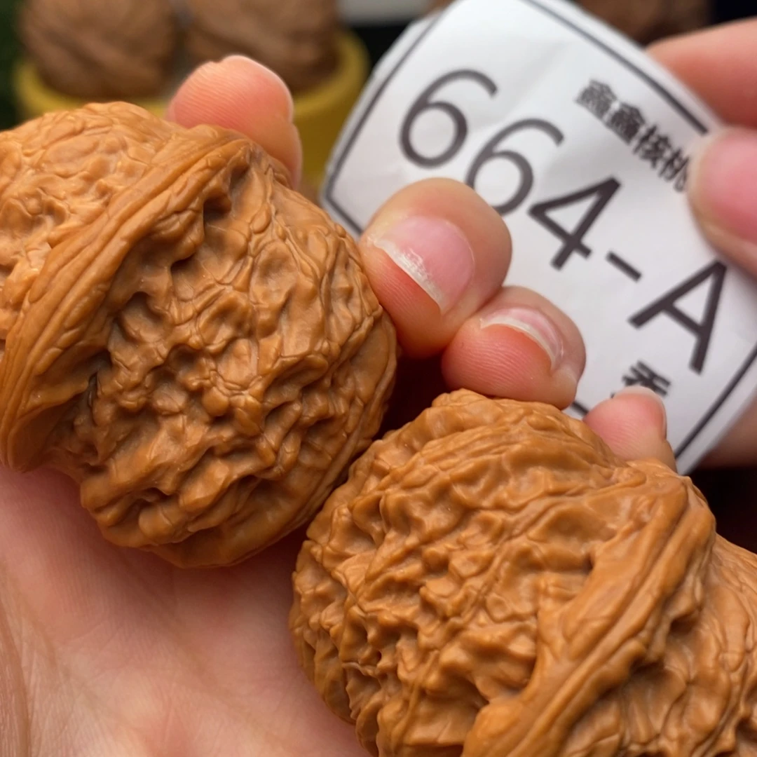 把件文玩核桃白狮子43……