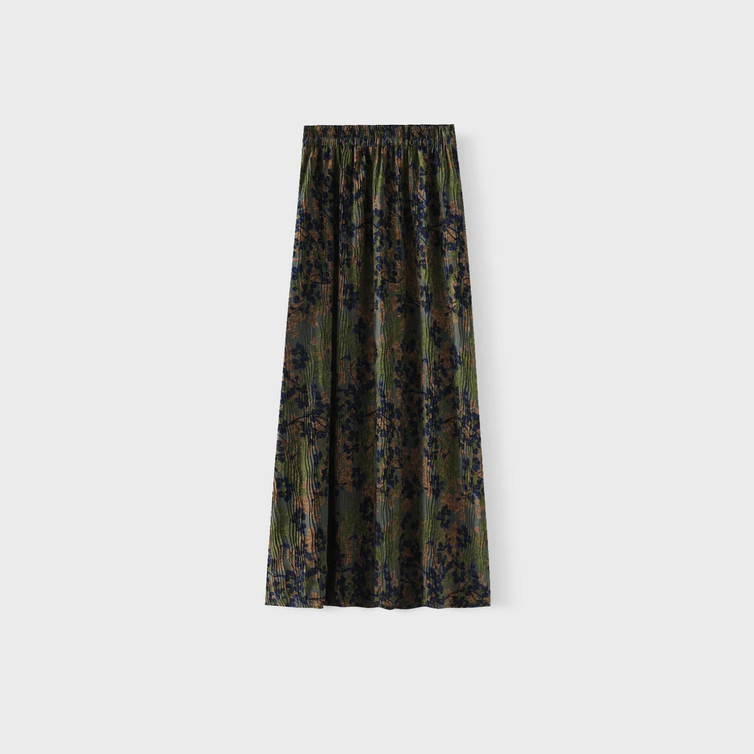 【李美丽专享】松紧腰碎花半裙