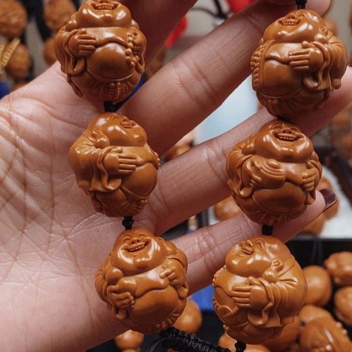 橄榄核手串/手链手工弥勒2.4