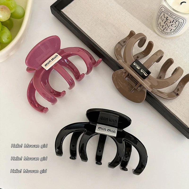 珍美妮巨能抓发量多入~南瓜盘发抓夹高级感简约鲨鱼夹发夹后脑勺