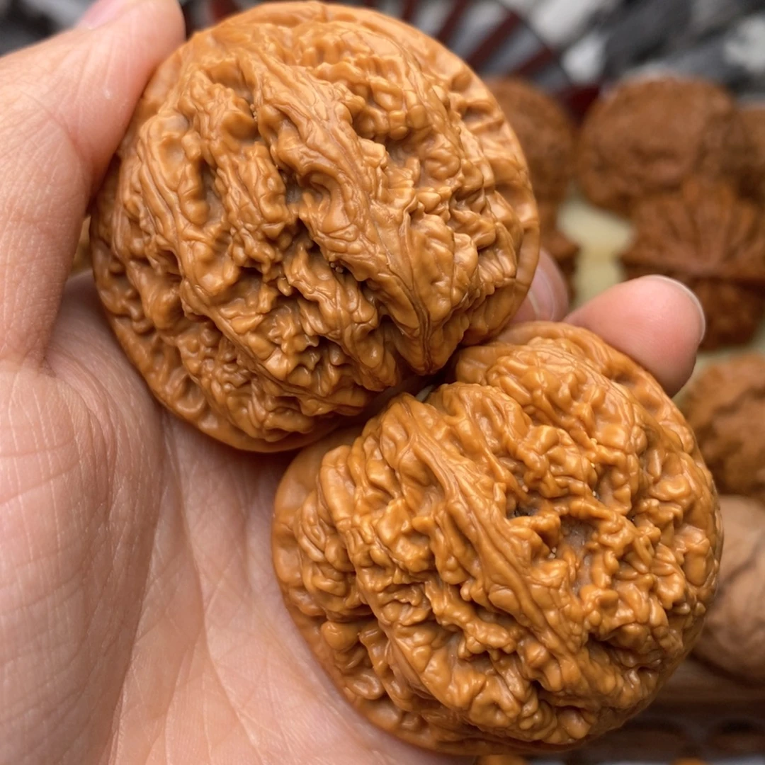 文玩核桃把件546号46粗筋