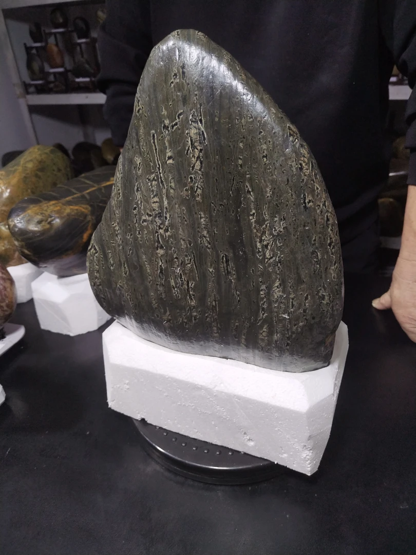 新疆额河奇石画面石观赏石国画摆件戈壁石天然画面石家居装饰摆件