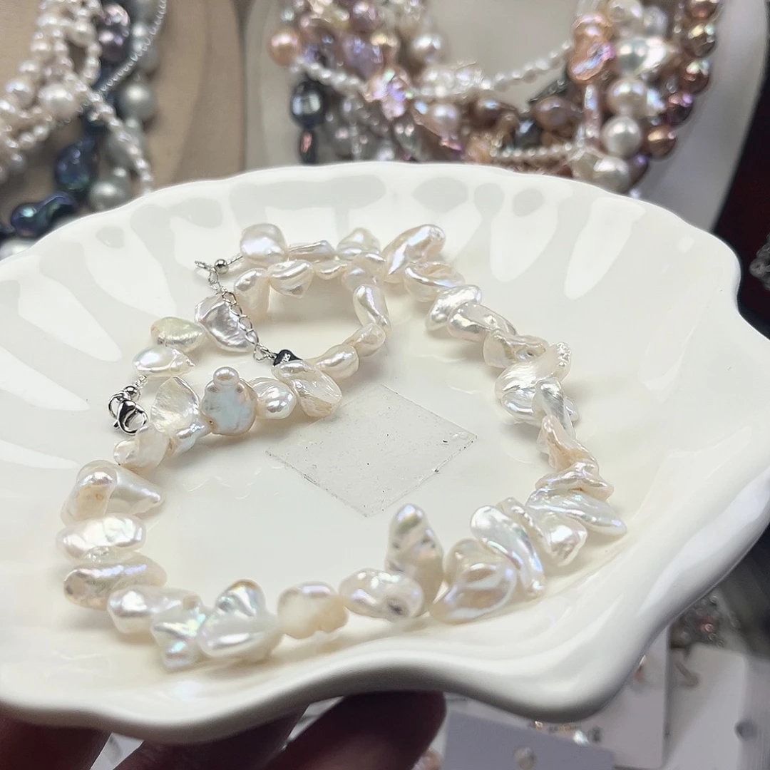 未镶嵌淡水珍珠项链【纯恬】