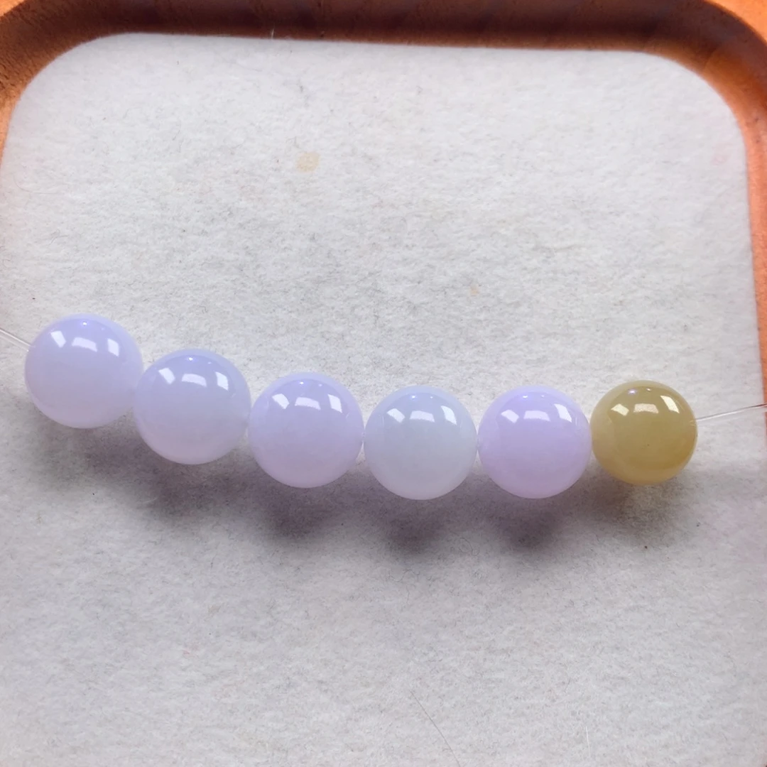 翡翠未镶嵌手链11.6-12.9mm 单颗价格