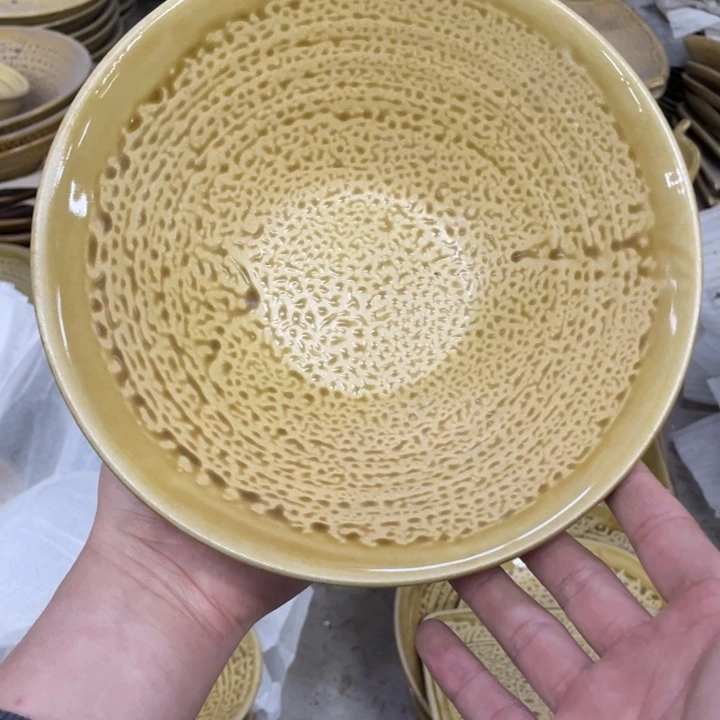 盘瓷器微瑕不退不换