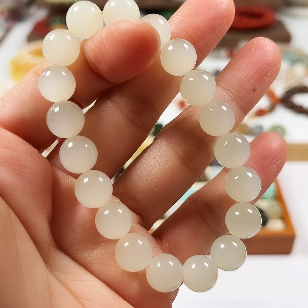 和田玉未镶嵌手链