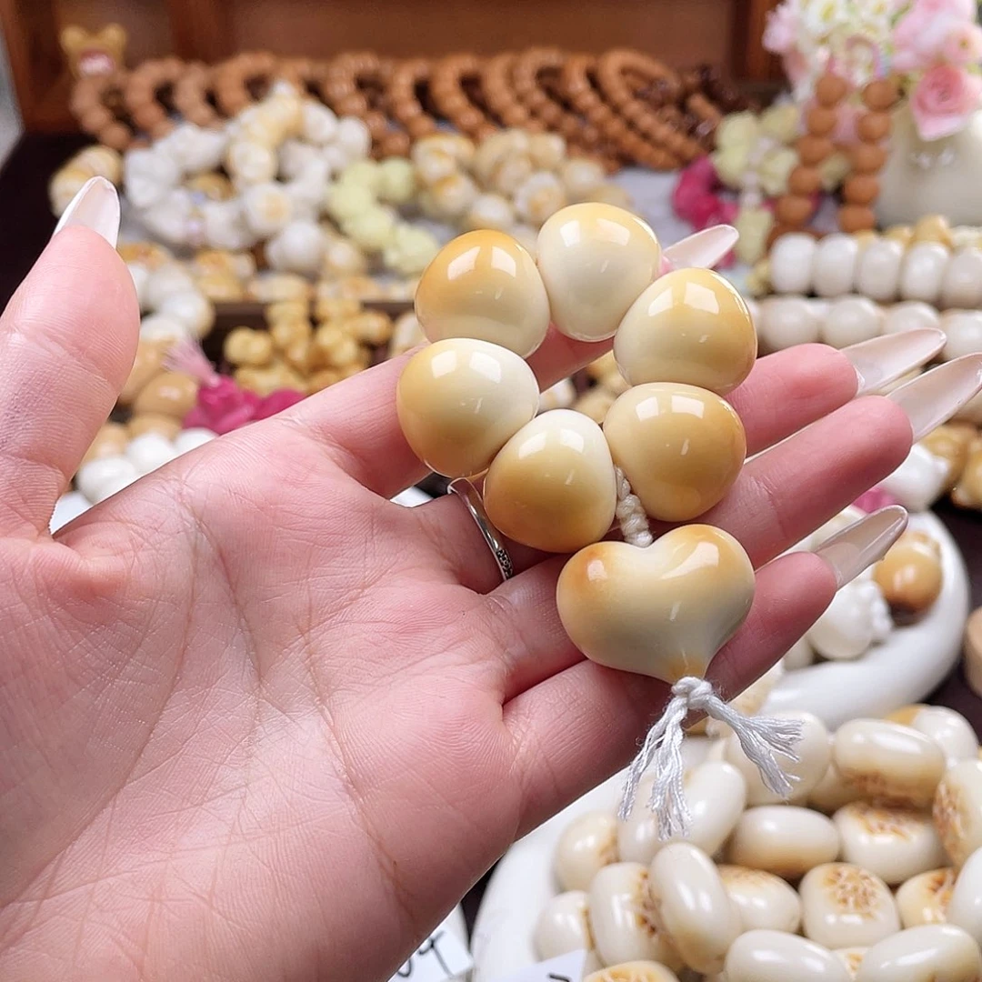 吊坠白玉菩提一串成品c