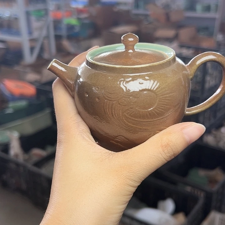 龙泉云间青瓷小米茶器