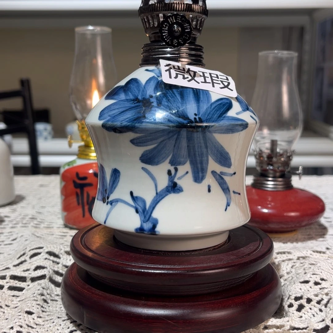 摆件景德镇陶瓷香薰灯