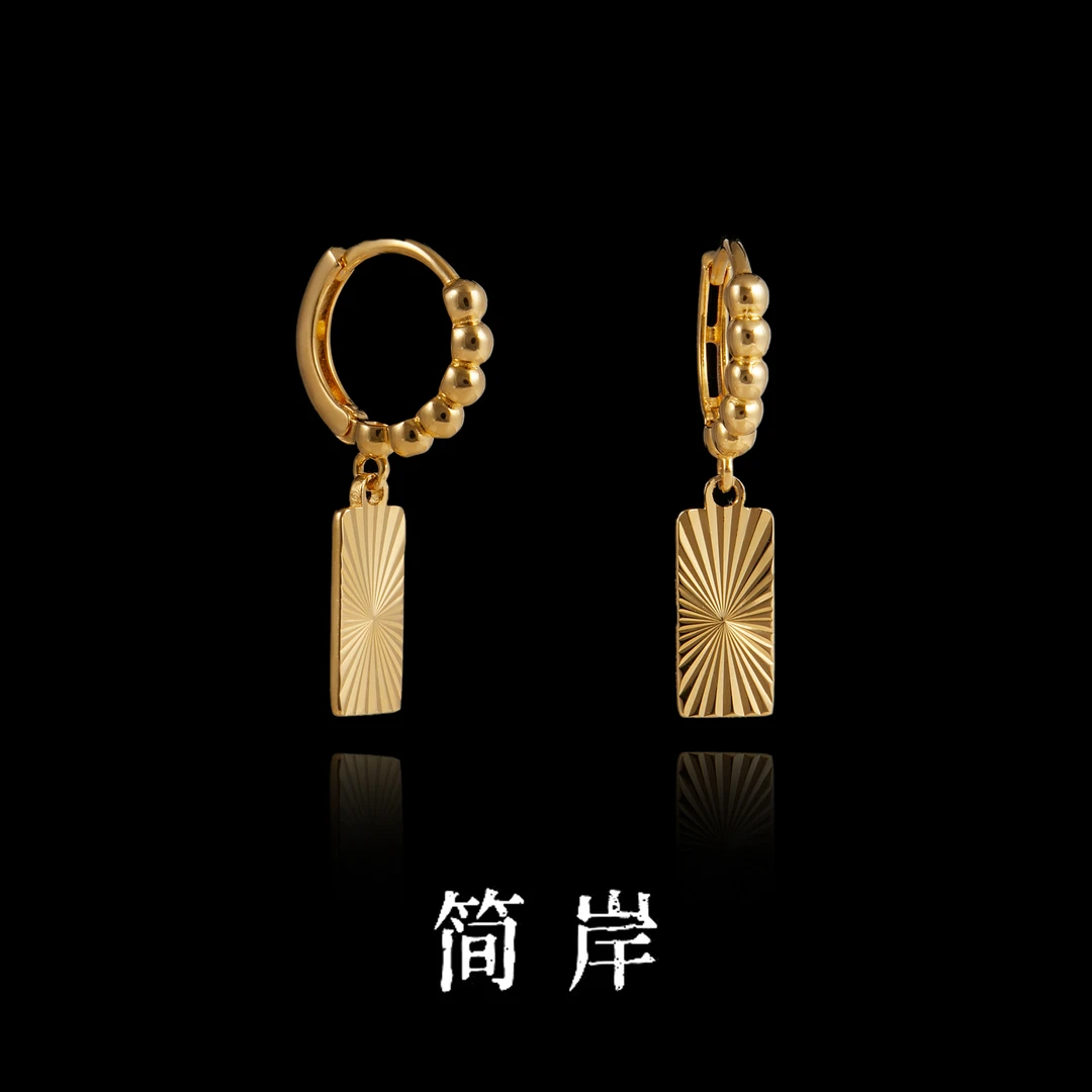 jeshore/简岸 925银耳饰 风铃太阳花耳环