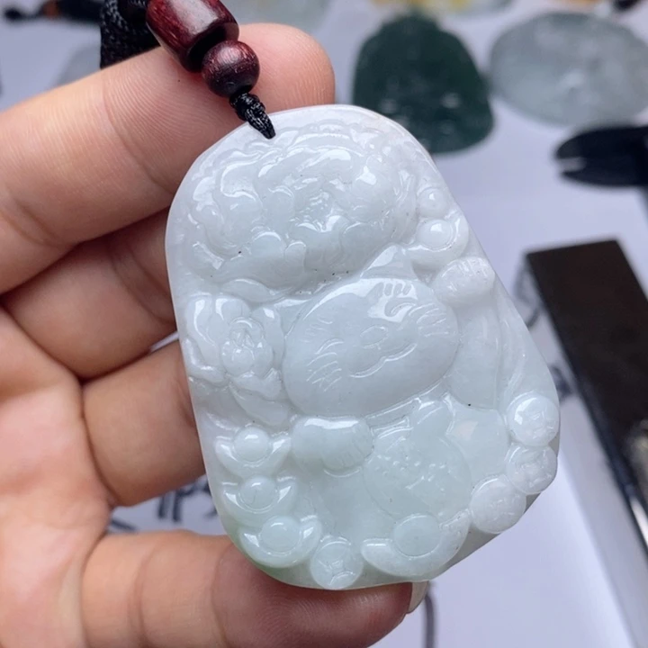 颈饰未镶嵌翡翠翡翠