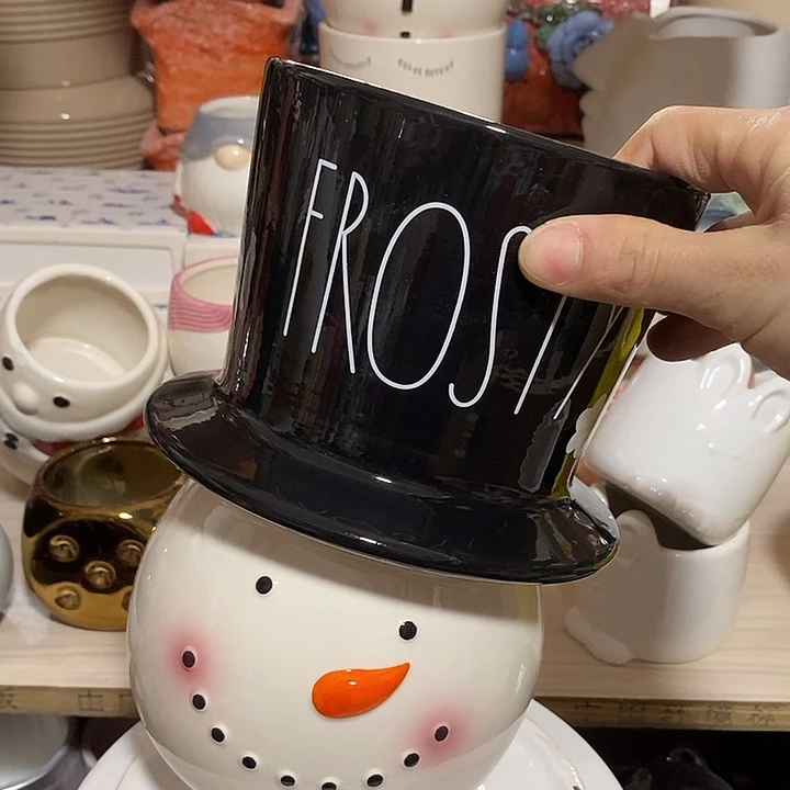 陶盆有孔 瑕疵针孔漏釉介意勿拍外口 13外高22