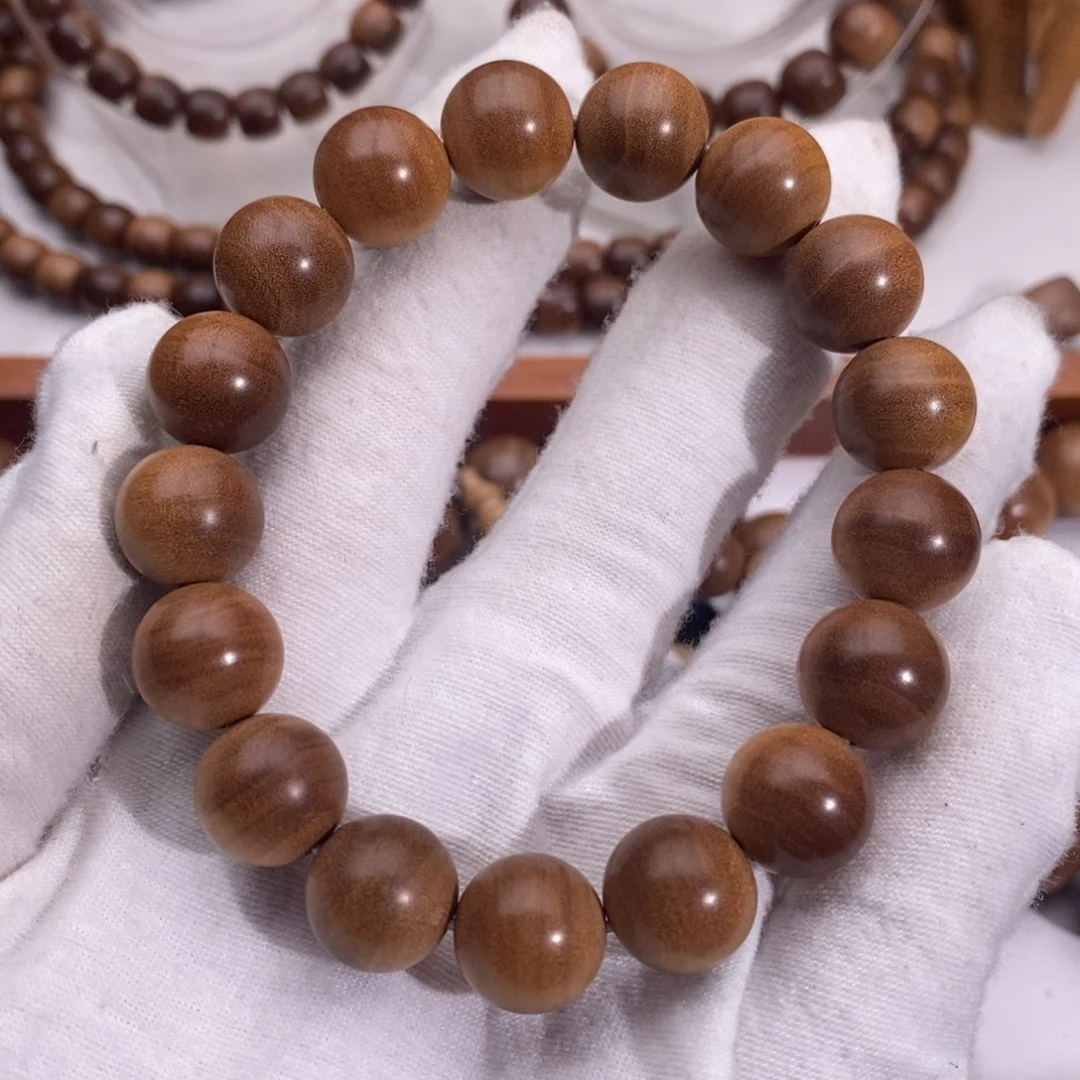 檀香木手串/手链横纹黑肉老料全品1.2福利