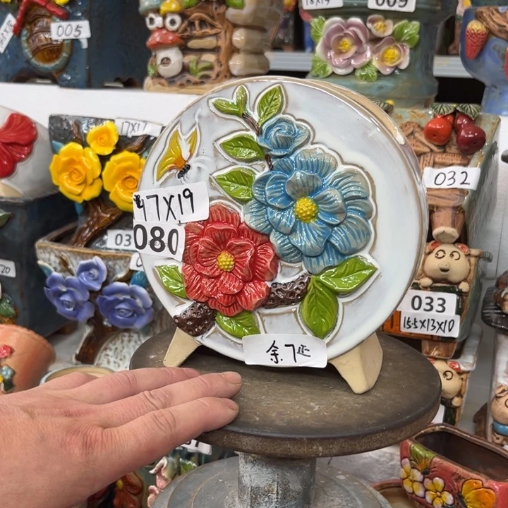 紫砂花盆粗陶材质多肉花盆