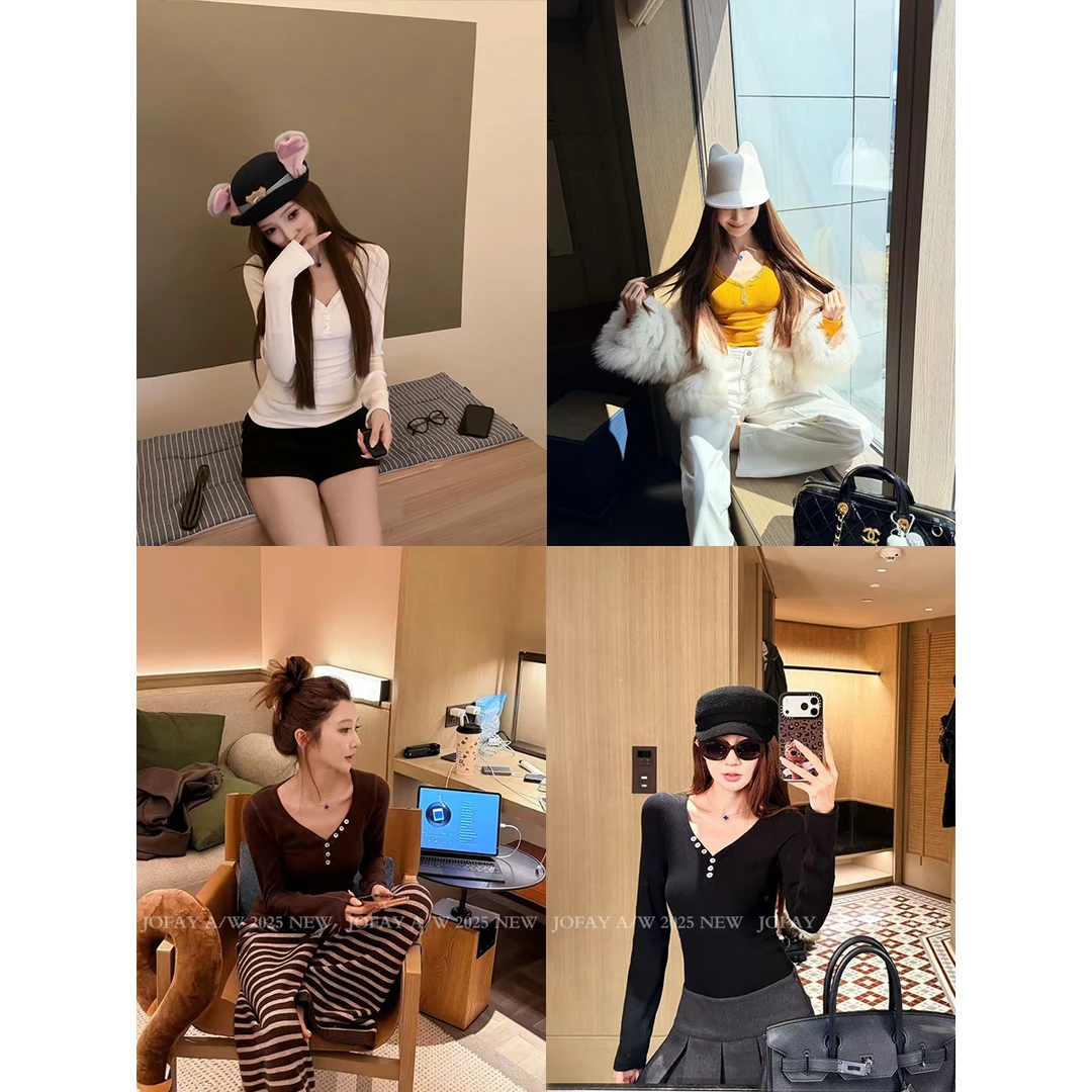 【CHASING LIGHT】|长期纯欲主义|亨利领长袖T 春秋百搭内搭T0954