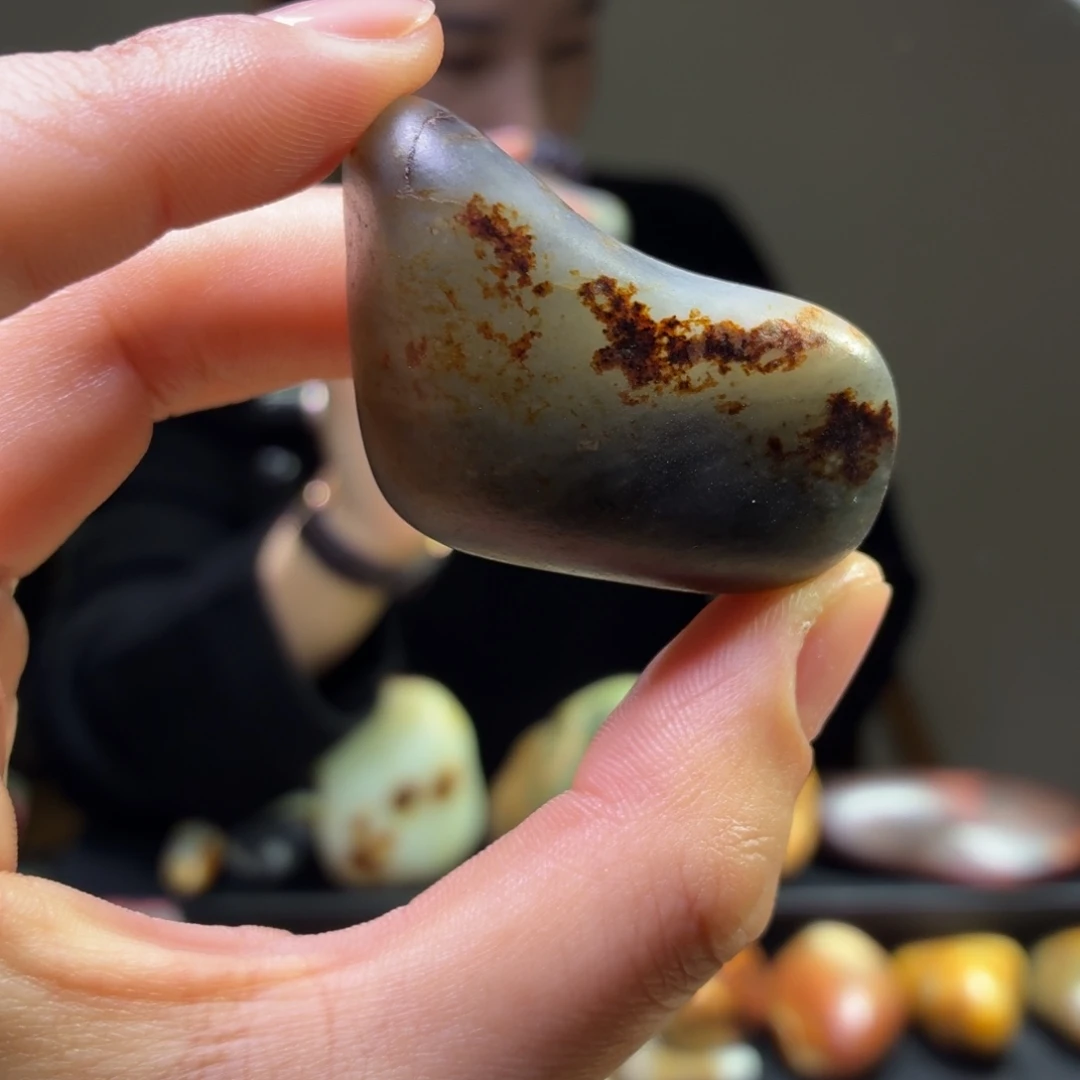 和田玉未镶嵌挂件63g