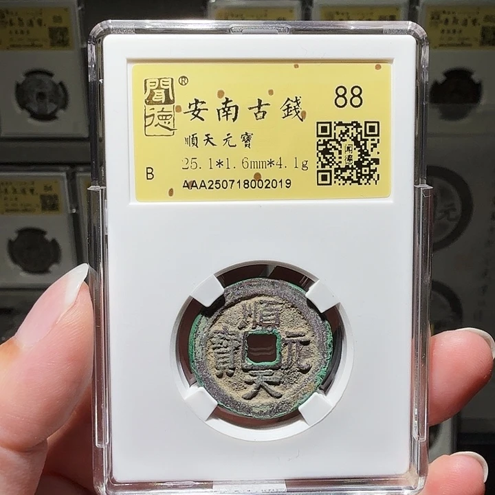 *****铜瀚海文物A安南顺天元宝2019