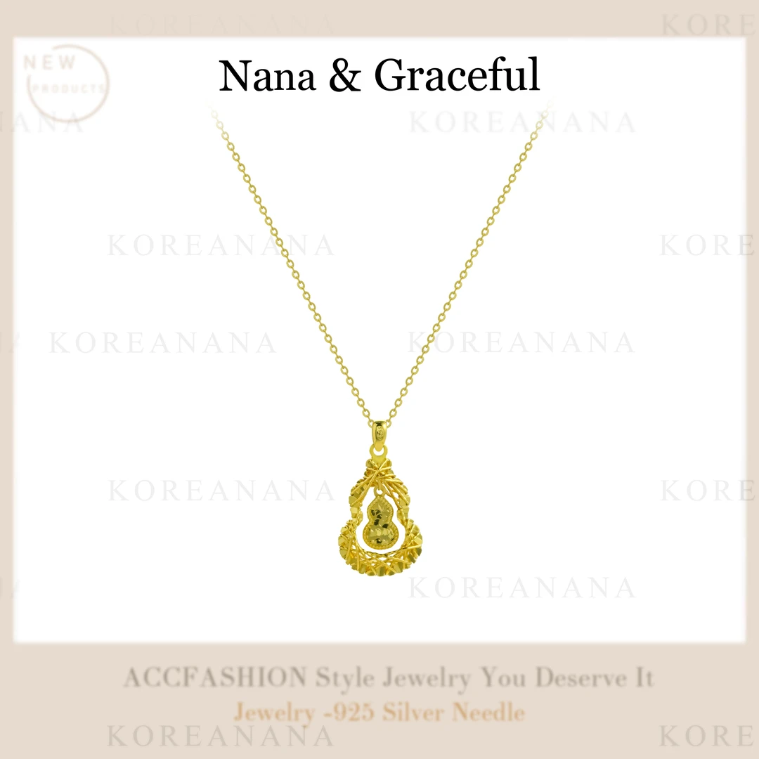 坠链均925银合成锆石 【碎冰冰葫芦】 轻奢精致高级感葫芦项链E157