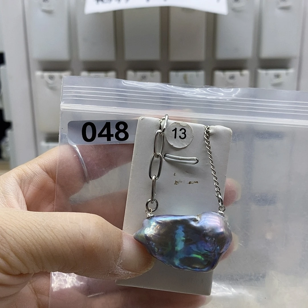 颈饰合金淡水珍珠