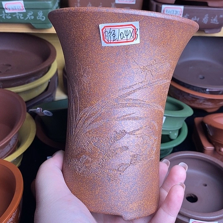 宜兴紫砂精品花盆