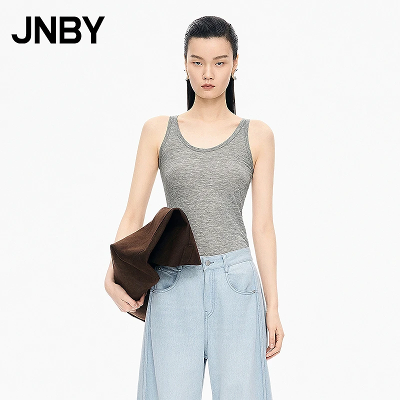 【商场同款】JNBY/江南布衣25秋新品背心U型领含绵羊毛5P8015250