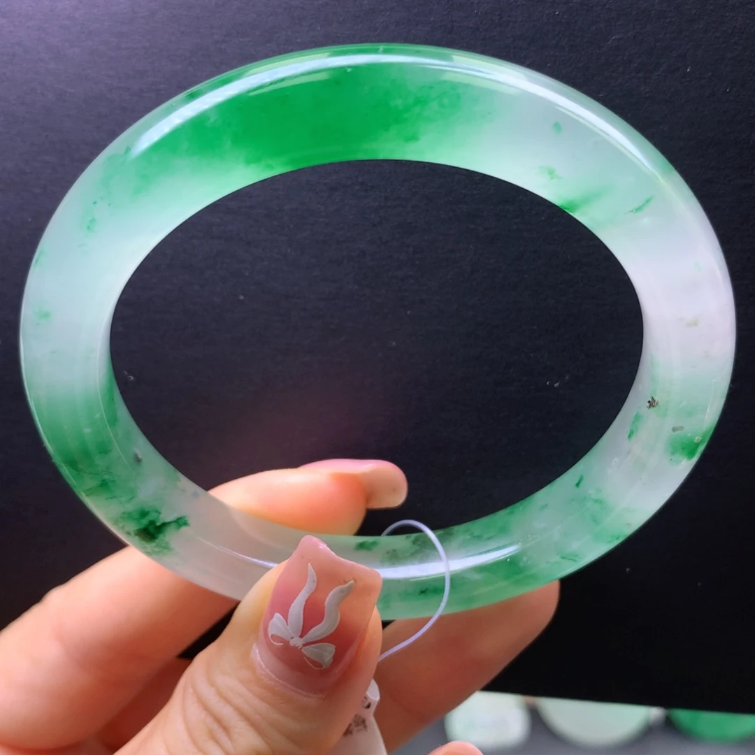 石英质玉未镶嵌手镯57 58